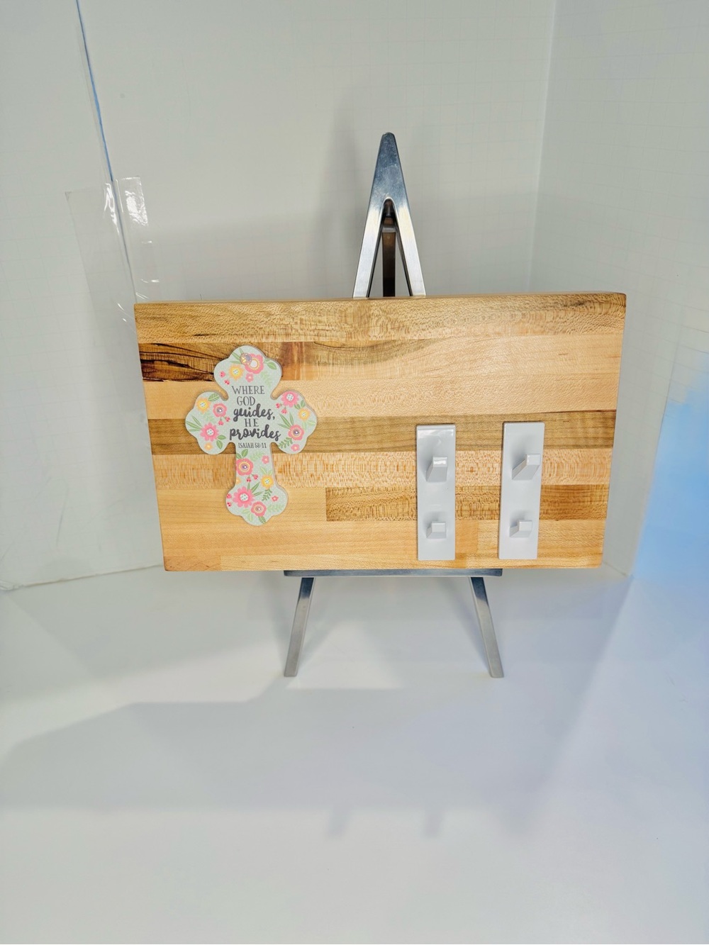 Beautiful Modern Rosary Holder for your contemporary home aesthetic.